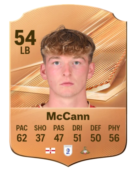 McCann 54 Bronze LB FC 27 card