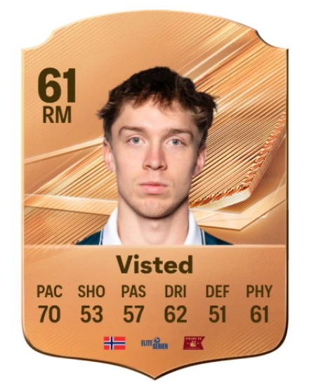 Visted 61 Bronze RM FC 27 card