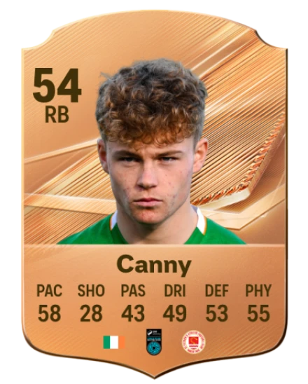 Canny 54 Bronze RB FC 27 card