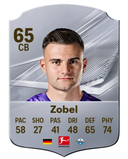 Zobel 65 Silver CB FC 27 card