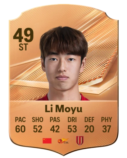 Li Moyu 49 Bronze ST FC 27 card