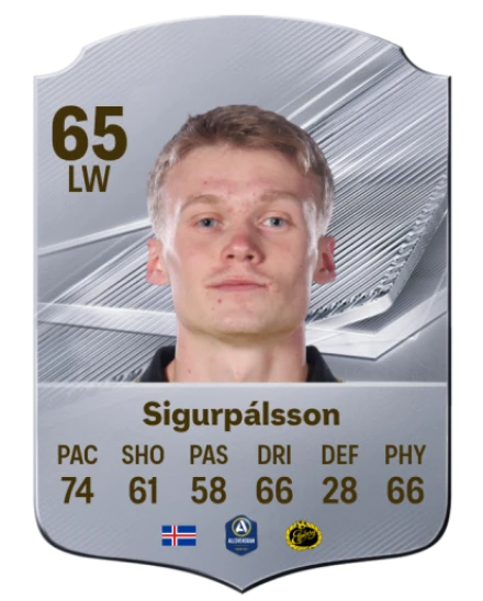 Sigurpálsson 65 Common LW FC 26 card