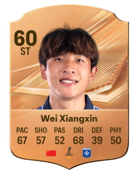 Wei Xiangxin 60 Bronze ST FC 27 card