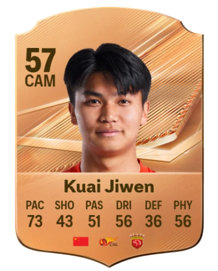 Kuai Jiwen 57 Bronze CAM FC 27 card