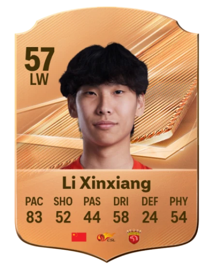 Li Xinxiang 57 Bronze LW FC 27 card