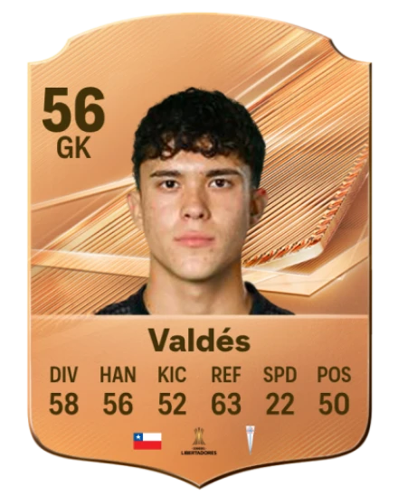 Valdés 56 Bronze GK FC 27 card