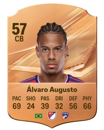 Álvaro Augusto 57 Bronze CB FC 27 card