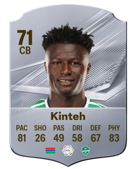 Kinteh 71 Common CB FC 26 card