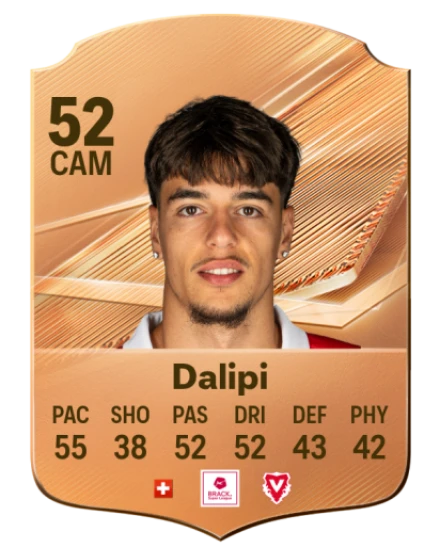 Dalipi 52 Bronze CAM FC 27 card