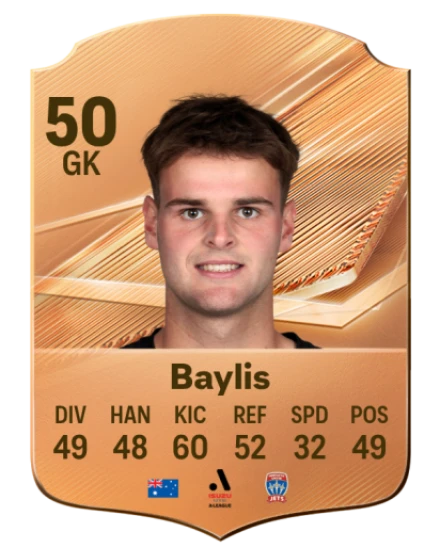 Baylis 50 Bronze GK FC 27 card