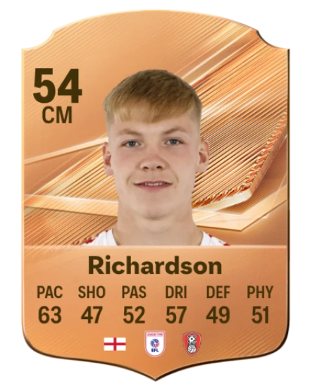 Richardson 54 Bronze CM FC 27 card