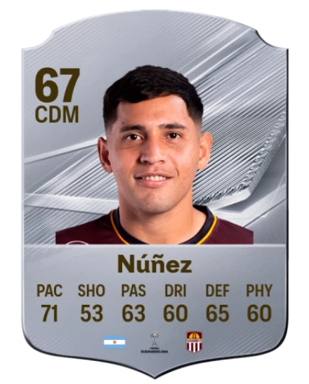 Núñez 67 Common CDM FC 26 card