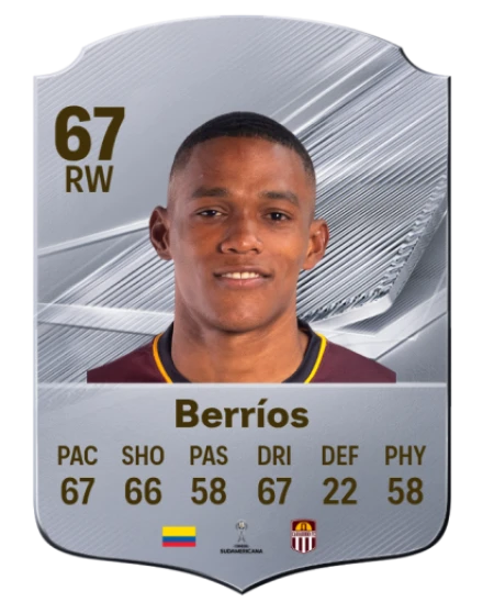 Berríos 67 Common RW FC 26 card