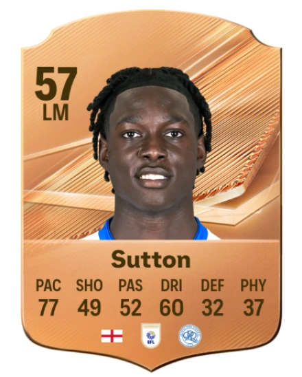 Sutton 57 Bronze LM FC 27 card