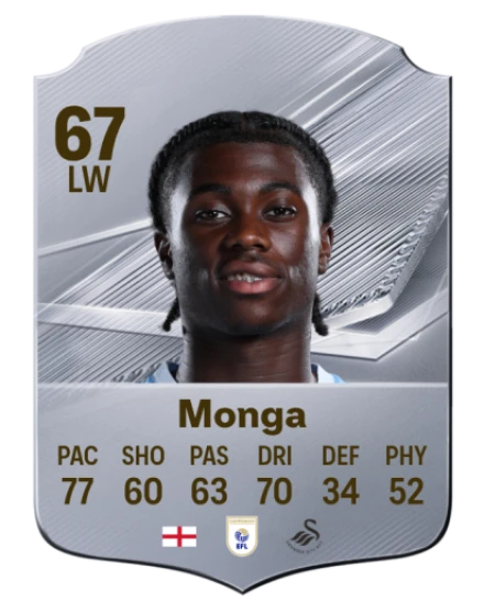 Monga 67 Silver LW FC 27 card