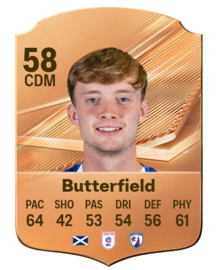 Butterfield 58 Bronze CDM FC 27 card