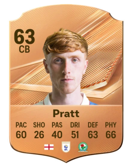 Pratt 63 Bronze CB FC 27 card