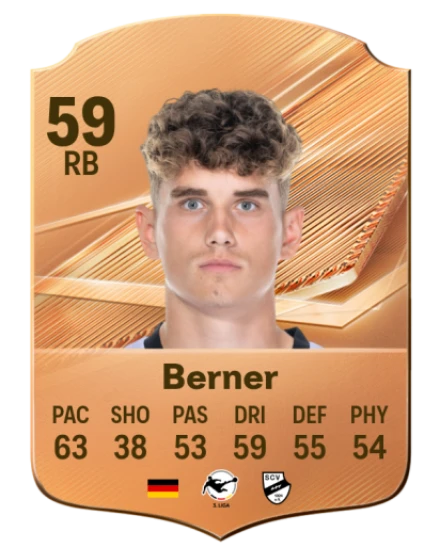 Berner 59 Bronze RB FC 27 card