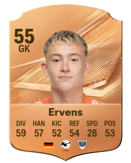 Ervens 55 Bronze GK FC 27 card
