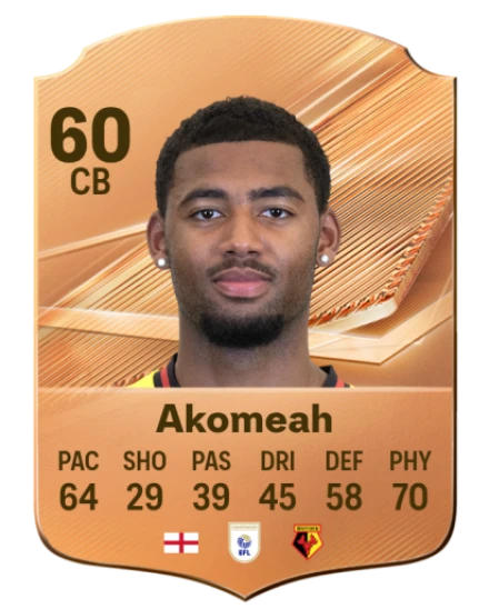 Akomeah 60 Bronze CB FC 27 card