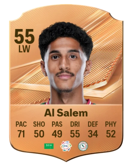 Al Salem 55 Bronze LW FC 27 card