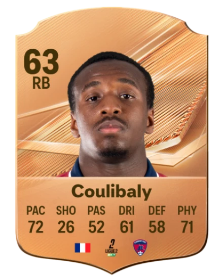 Coulibaly 63 Bronze RB FC 27 card