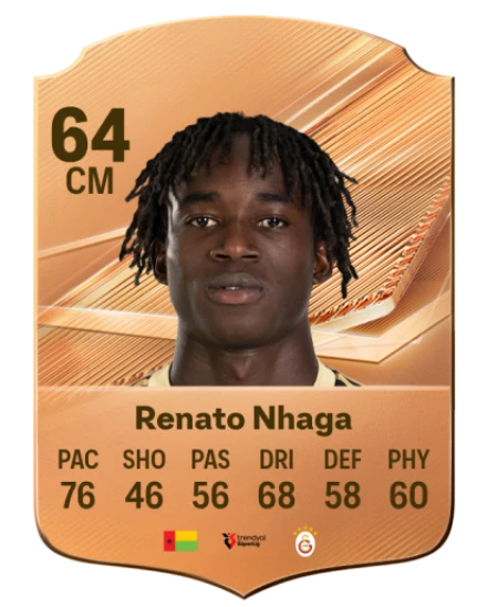 Renato Nhaga 64 Bronze CM FC 27 card