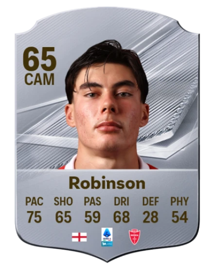 Robinson 65 Silver CAM FC 27 card