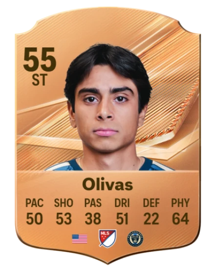 Olivas 55 Bronze ST FC 27 card