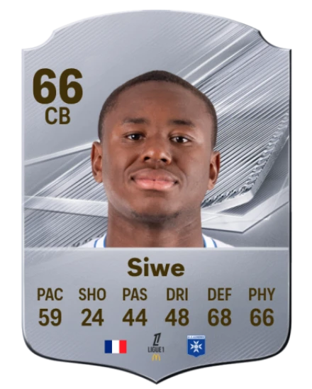 Siwe 66 Silver CB FC 27 card