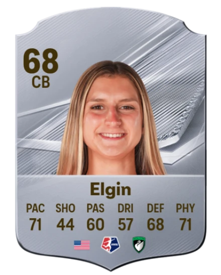 Elgin 68 Silver CB FC 27 card
