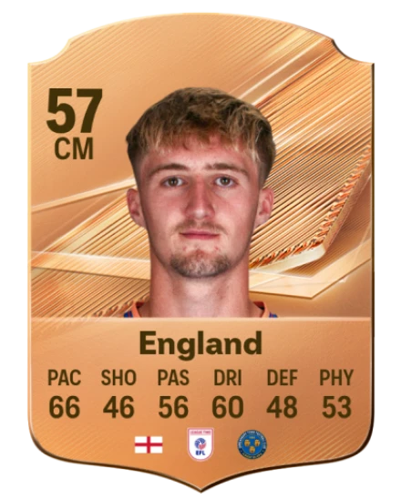 England 57 Bronze CM FC 27 card