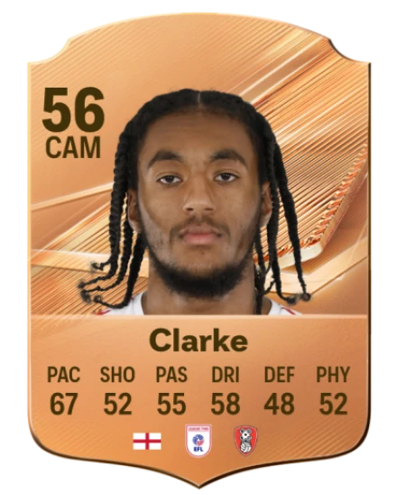 Clarke 56 Bronze CAM FC 27 card