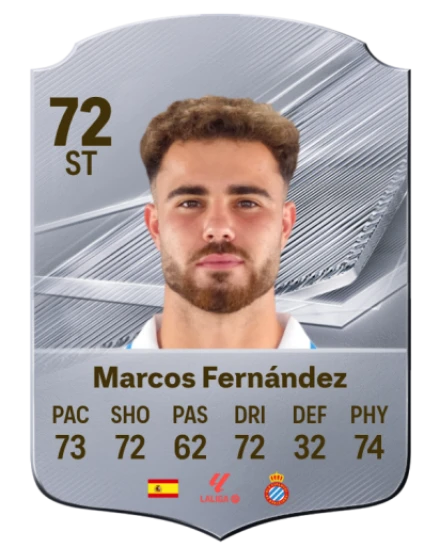 Marcos Fernández 72 Silver ST FC 27 card