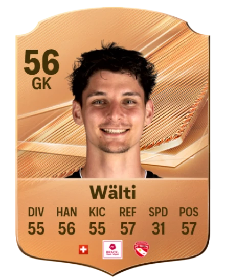 Wälti 56 Bronze GK FC 27 card