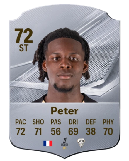 Peter 72 Silver ST FC 27 card