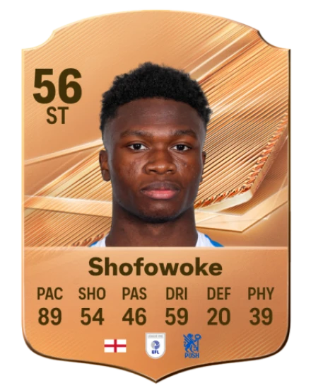 Shofowoke 56 Bronze ST FC 27 card