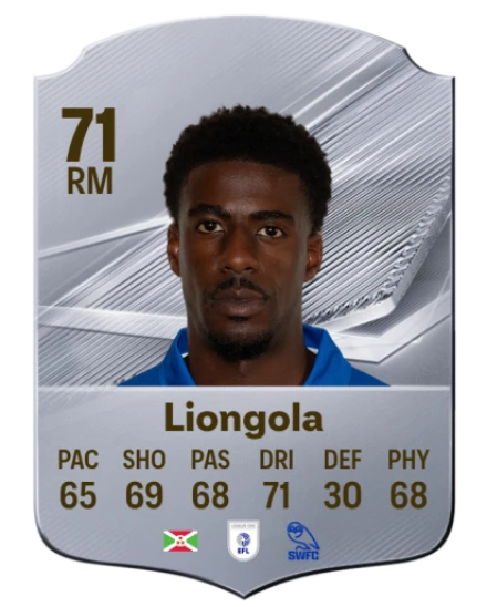 Liongola 71 Common RM FC 26 card