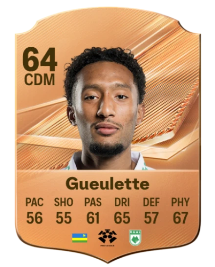 Gueulette 64 Bronze CDM FC 27 card