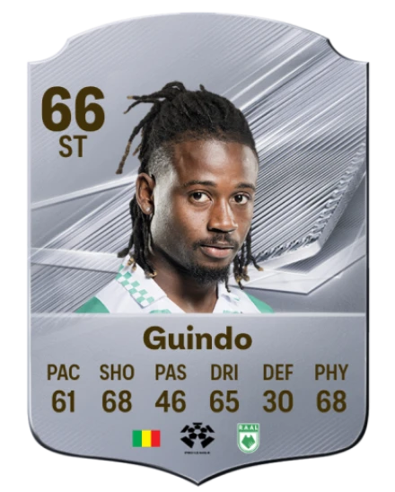 Guindo 66 Silver ST FC 27 card