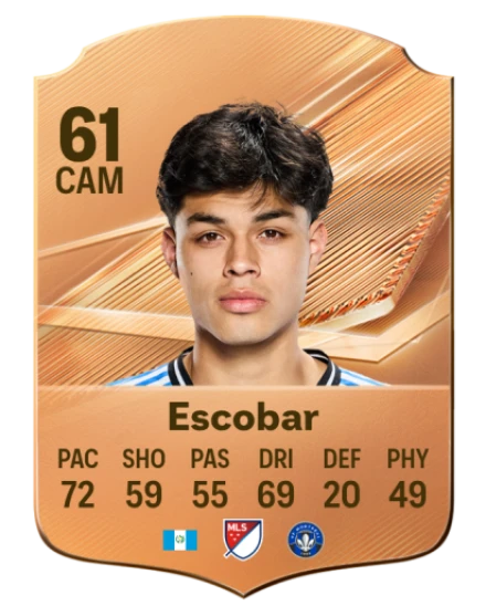 Escobar 61 Bronze CAM FC 27 card