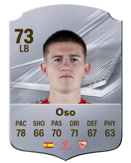 Oso 73 Silver LB FC 27 card