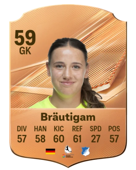 Bräutigam 59 Bronze GK FC 27 card
