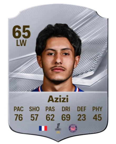 Azizi 65 Silver LW FC 27 card