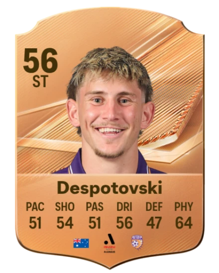Despotovski 56 Bronze ST FC 27 card