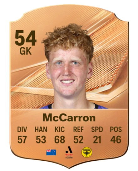 McCarron 54 Bronze GK FC 27 card