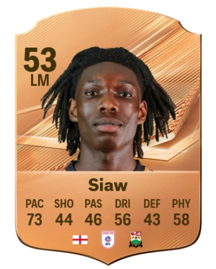 Siaw 53 Bronze LM FC 27 card