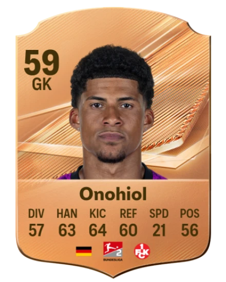 Onohiol 59 Bronze GK FC 27 card