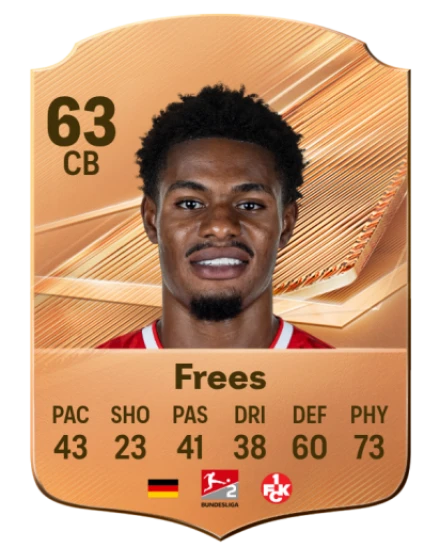 Frees 63 Bronze CB FC 27 card