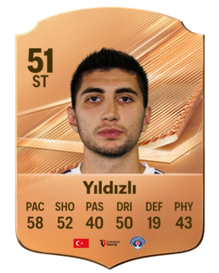 Yıldızlı 51 Bronze ST FC 27 card
